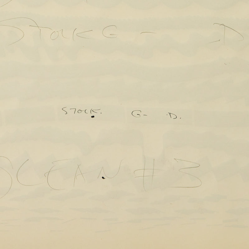 HAROLD TOWN "OCEAN #3" DRAWING, 1979