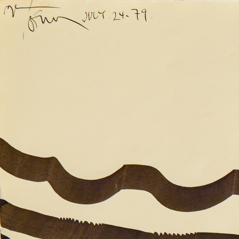 HAROLD TOWN "OCEAN #3" DRAWING, 1979