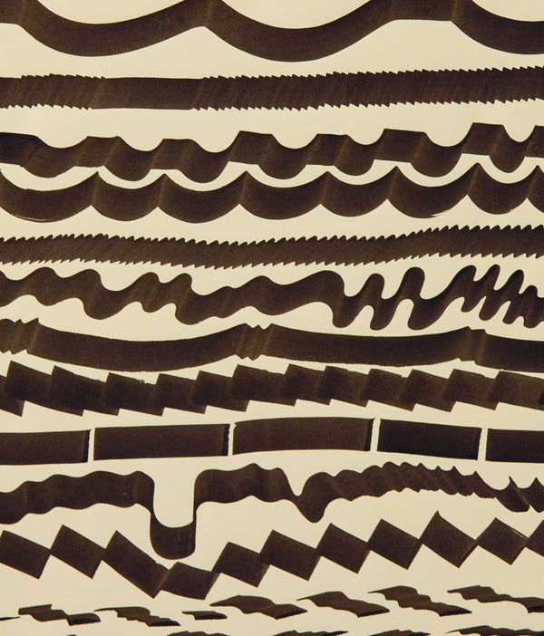 HAROLD TOWN "OCEAN #3" DRAWING, 1979