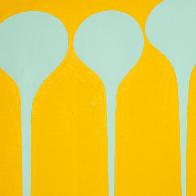 Iconic and famous Canadian painter Harold Town "Stretch #8" Painting, 1969. 