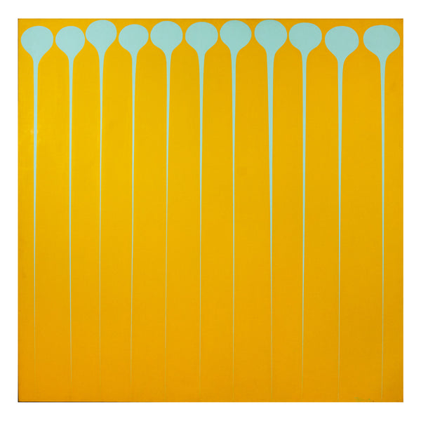 Iconic and famous Canadian painter Harold Town "Stretch #8" Painting, 1969. 