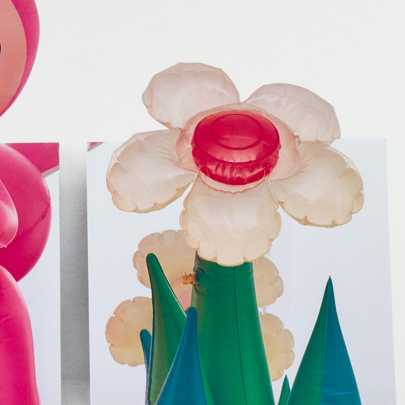 JEFF KOONS "INFLATABLE FLOWER & BUNNY", 1995