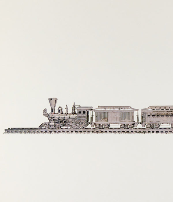 Editioned print by famous Americna artist Jeff Koons "Jim Beam, J.B. Turner Train" Lithograph, 1995