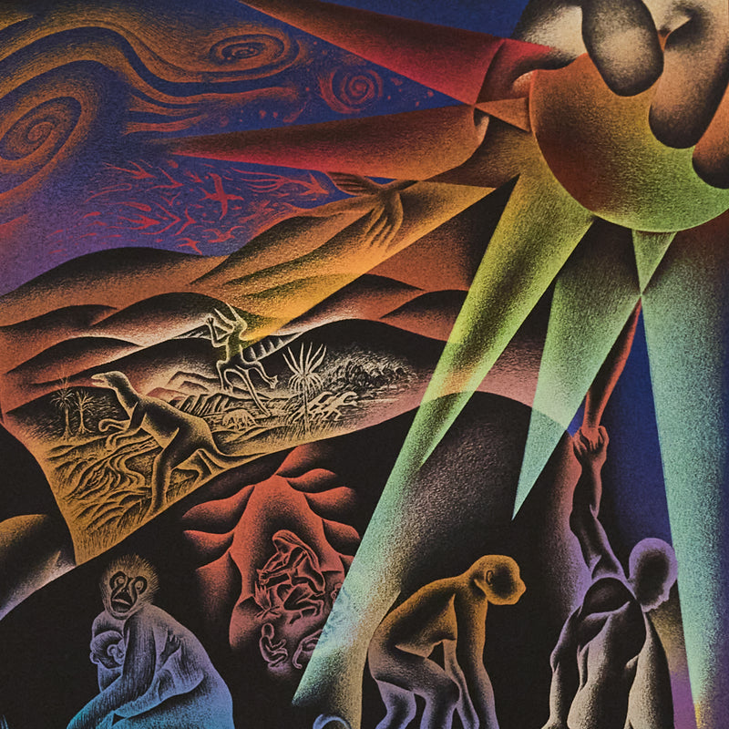 JUDY CHICAGO "THE CREATION" SERIGRAPH, 1985