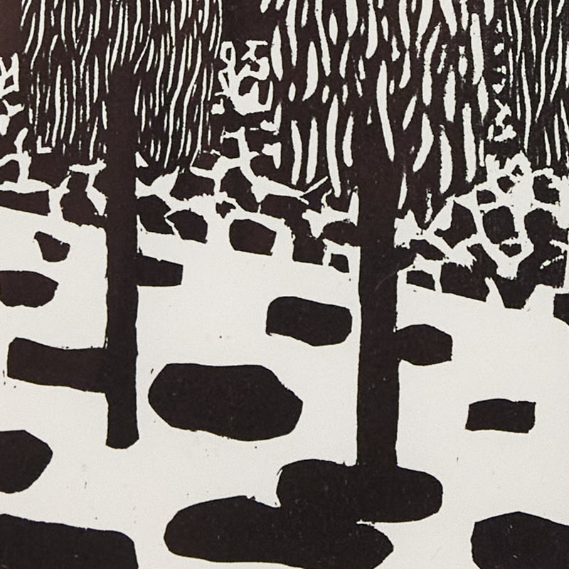 Nicolas Party "Trees" Woodcut, 2020