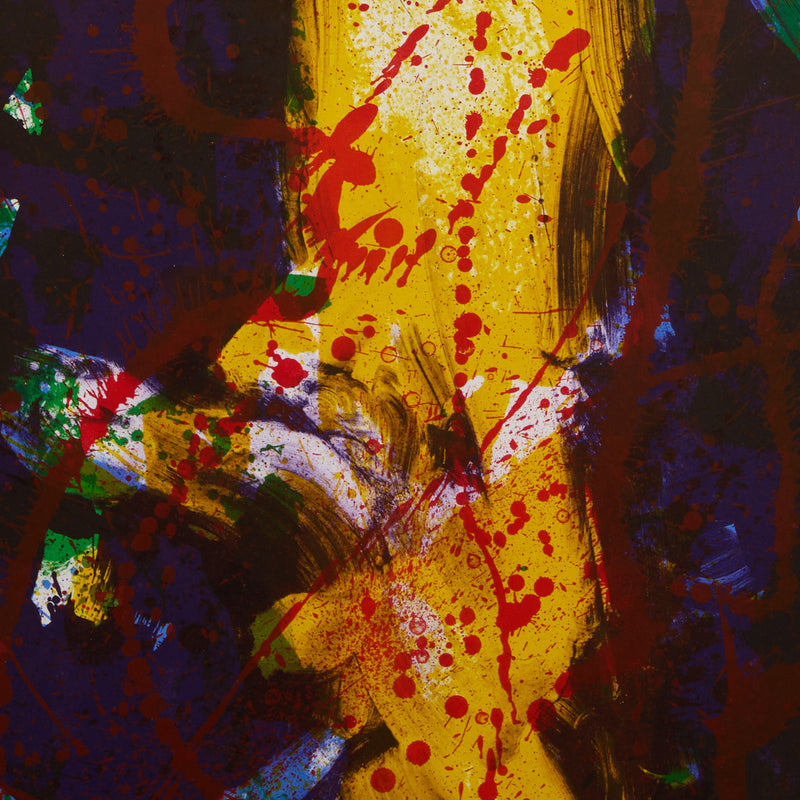 SAM FRANCIS "LEMON / PLUM" LITHO, 1990