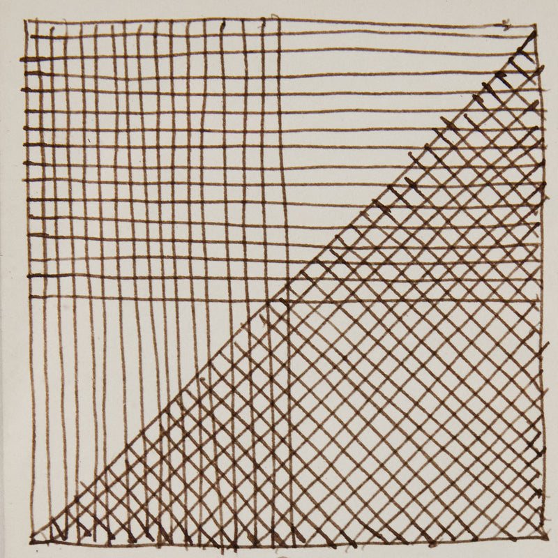 SOL LEWITT "PREPARATORY DRAWING" 1981