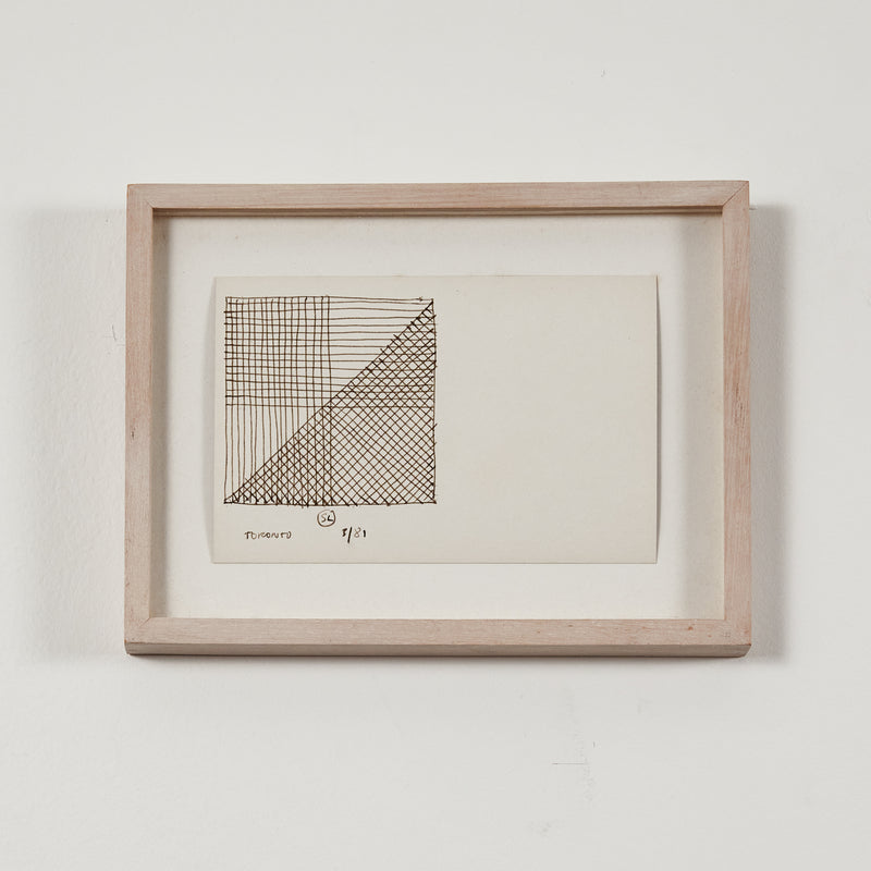 SOL LEWITT "PREPARATORY DRAWING" 1981