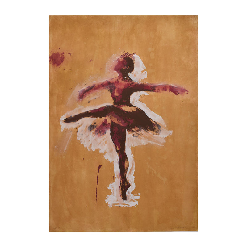 Famous Canadian figurative artist Tony Scherman "Ballerina" Screenprint, 2012