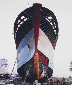 EDWARD BURTYNSKY "SHIPYARD #13, CHINA" 2005