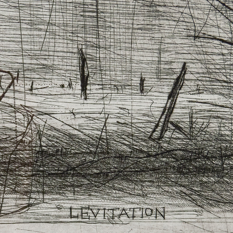 William Kentridge "Levitation" Etching