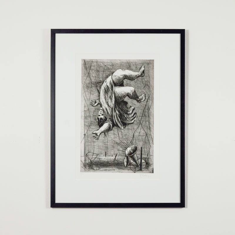 William Kentridge "Levitation" Etching