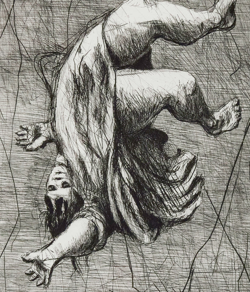 William Kentridge "Levitation" Etching