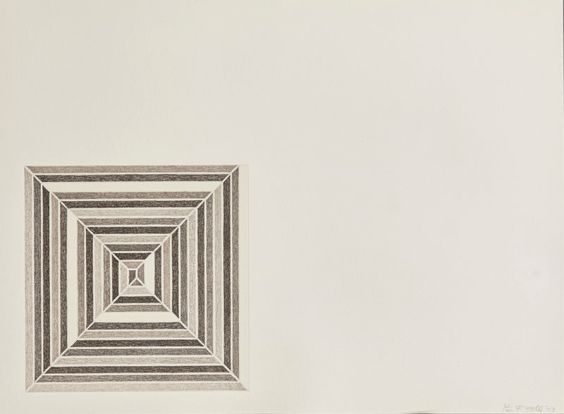 FRANK STELLA "HYENA STOMP" LITHOGRAPH, 1973