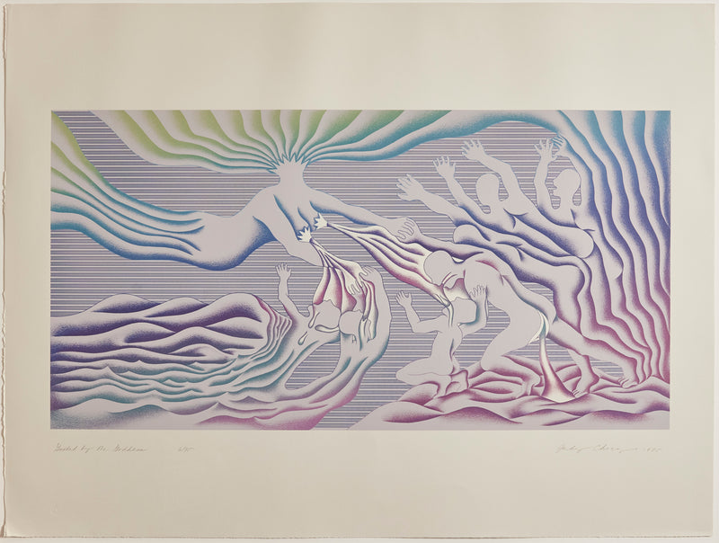 Judy Chicago "Guided by Goddesses" The Birth Project, 1985