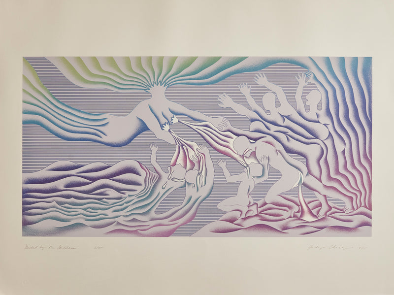 Judy Chicago "Guided by Goddesses" The Birth Project, 1985
