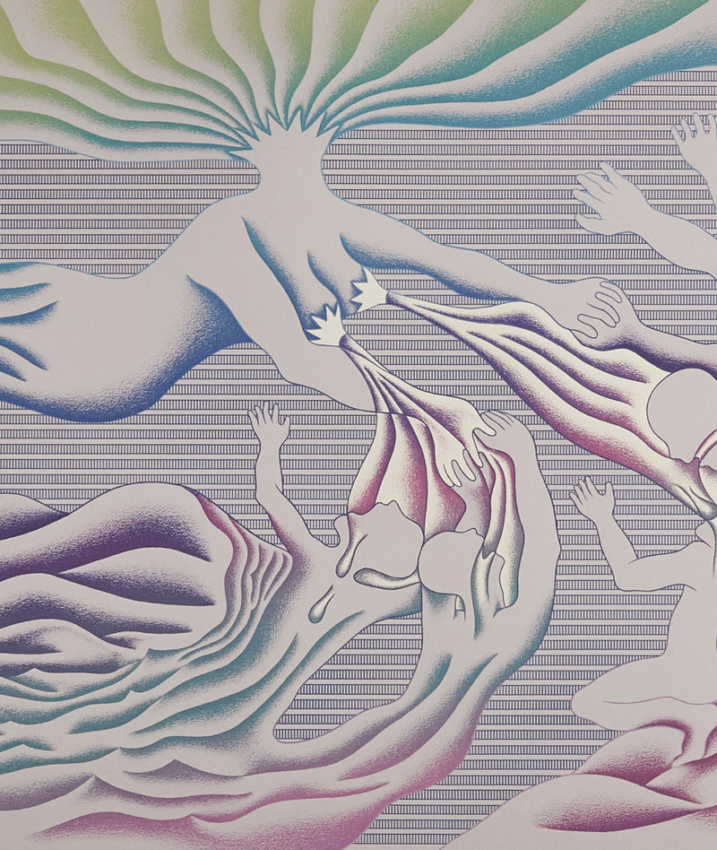 Judy Chicago "Guided by Goddesses" The Birth Project, 1985