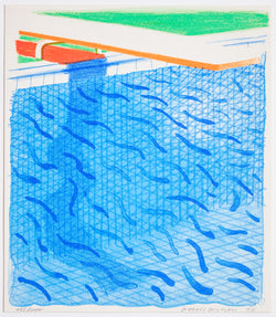 DAVID HOCKNEY "PAPER POOLS" 1980