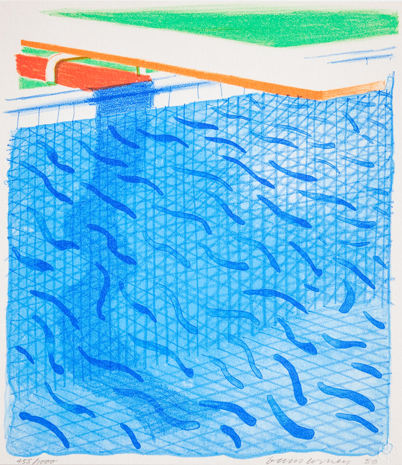 DAVID HOCKNEY "PAPER POOLS" 1980