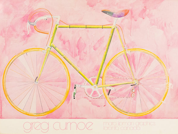 GREG CURNOE "MARIPOSSA TT" LITHO POSTER 1979