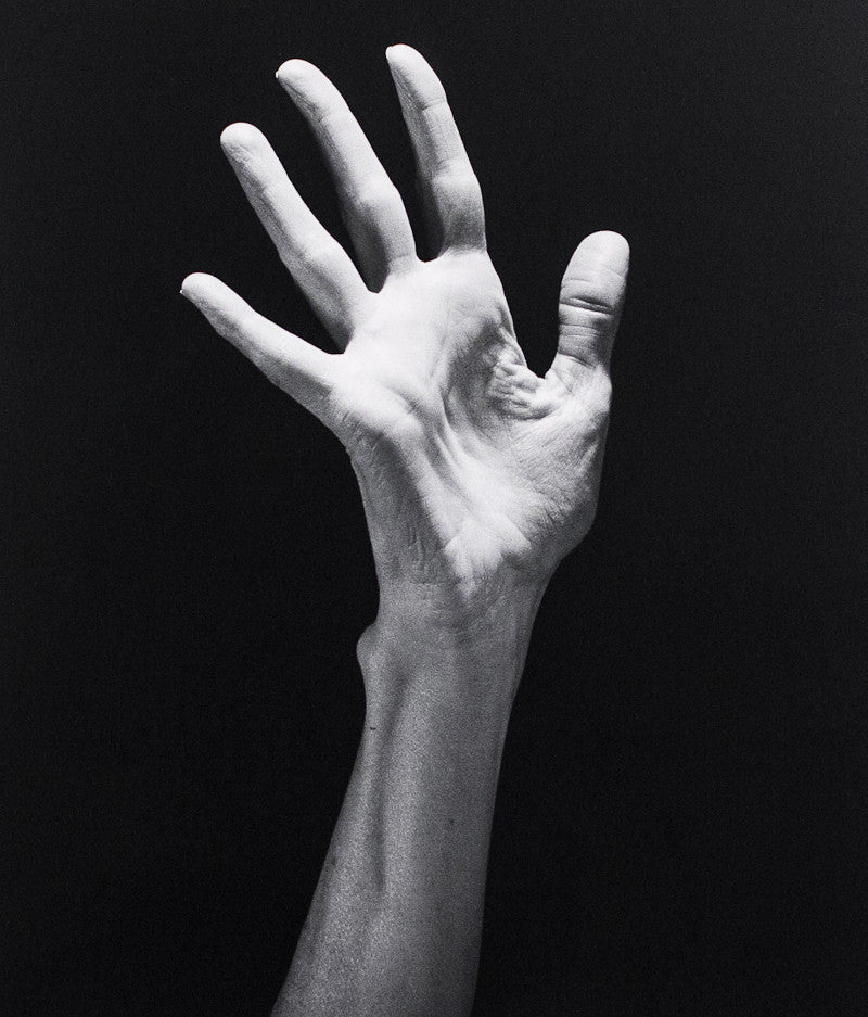 black and white hand photography