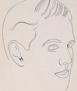 boy face drawing side