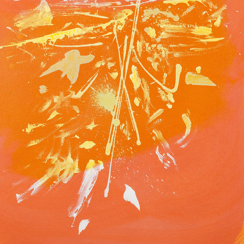 Red Rocks 6 11x30 Acrylic and Art Crayon on Paper-David M. Kessler Fine  Art