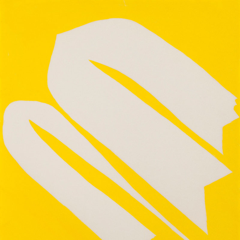 JACK YOUNGERMAN "YELLOW - UP" GOUACHE, 1965