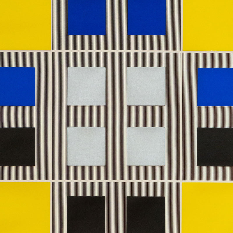 Jesus Rafael Soto, Composition 1, Yellow Squares, Silkscreen, 1973, Caviar20