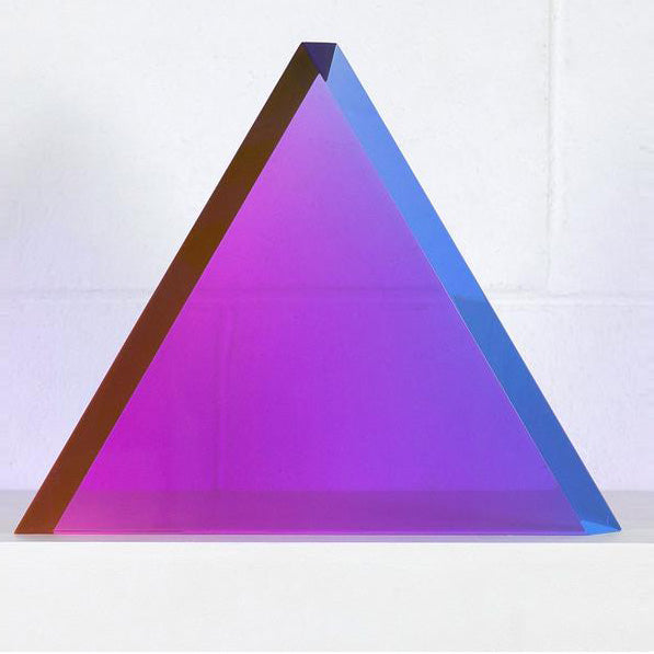 Caviar20 Vasa acrylic Bel-Air triangle sculpture 